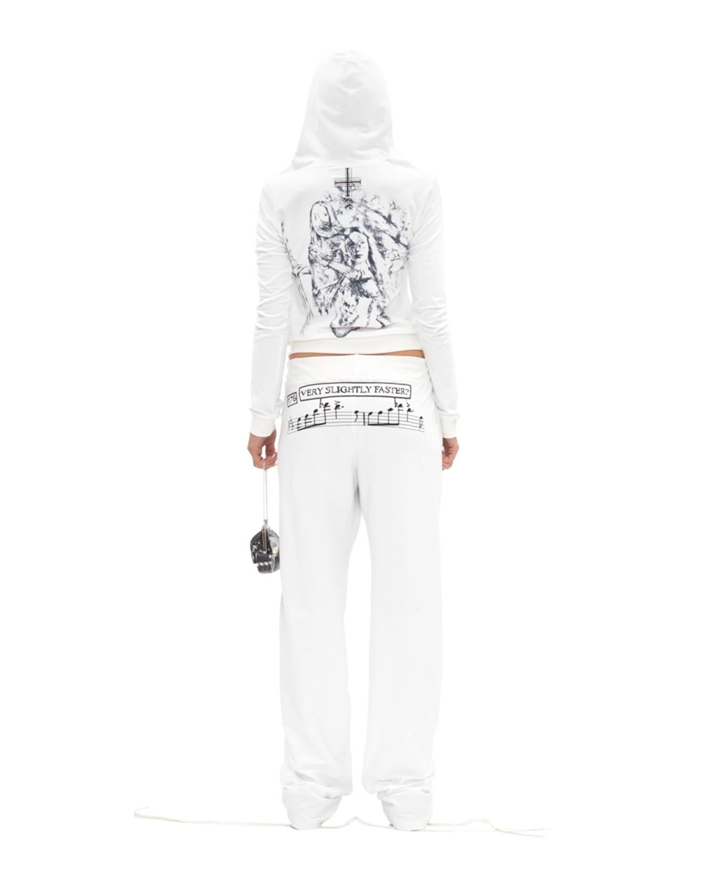 【604SERVICE】STRESSED MUSICIAN PANTS IN WHITE Stressed Musician Pants in White – L'Oeuvre